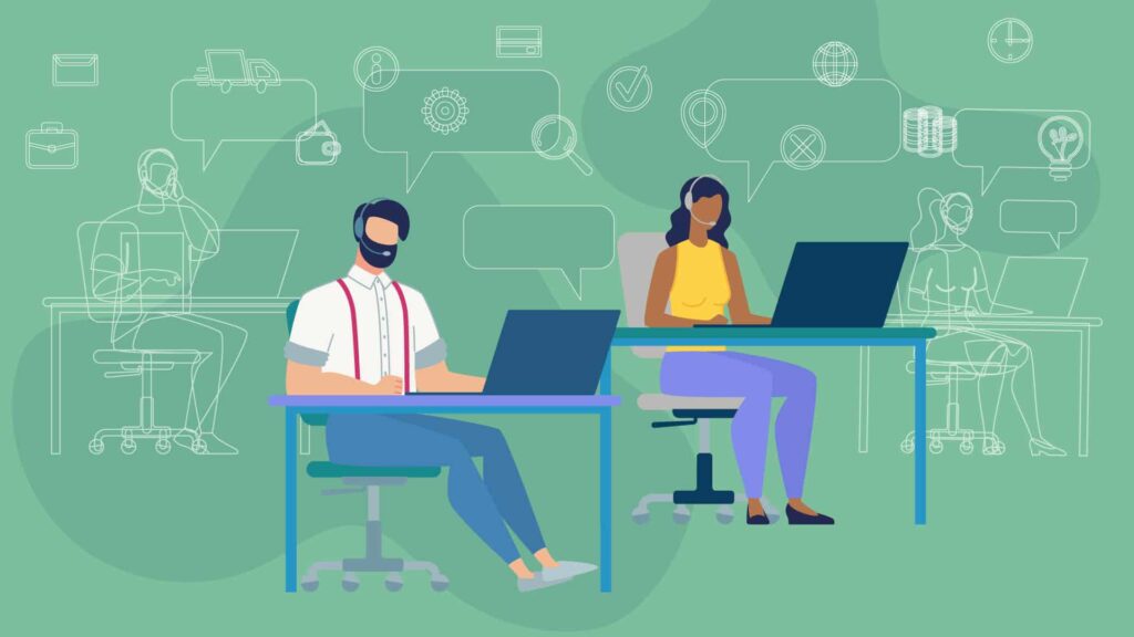 Virtual Receptionists at work